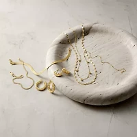 Silver Addiction Womens 2-pc. 14K Gold Over Silver Bracelet Set