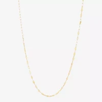Limited Quantities! Womens 10K Gold 18 Inch Fashion Chain Necklace