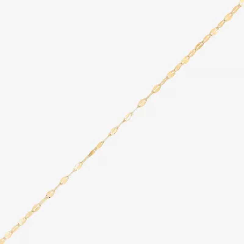 Limited Quantities! Womens 10K Gold 18 Inch Fashion Chain Necklace