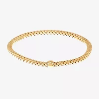 Limited Quantities! Womens 14K Gold 7.25 Inch Hollow Popcorn Chain Bracelet