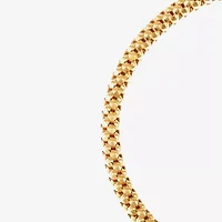 Limited Quantities! Womens 14K Gold 7.25 Inch Hollow Popcorn Chain Bracelet