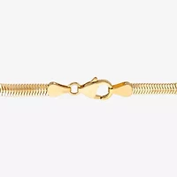 Limited Quantities! Womens 14K Gold 7 Inch Solid Snake Chain Bracelet