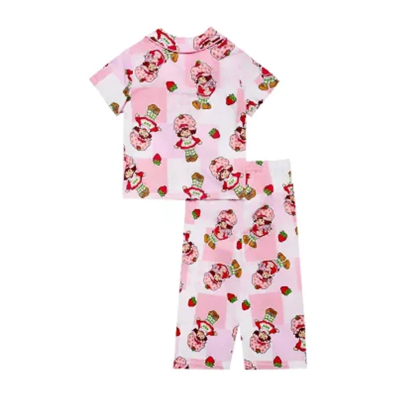 Toddler Girls Strawberry Shortcake V-Neck Short Sleeve 2-pc. Pajama Sets