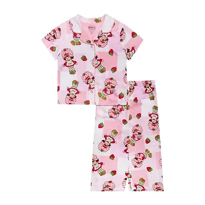 Toddler Girls Strawberry Shortcake V-Neck Short Sleeve 2-pc. Pajama Sets