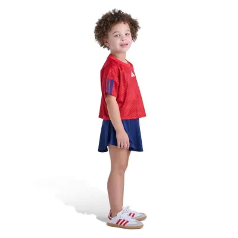 adidas Toddler Girls 2-pc. Skort Set