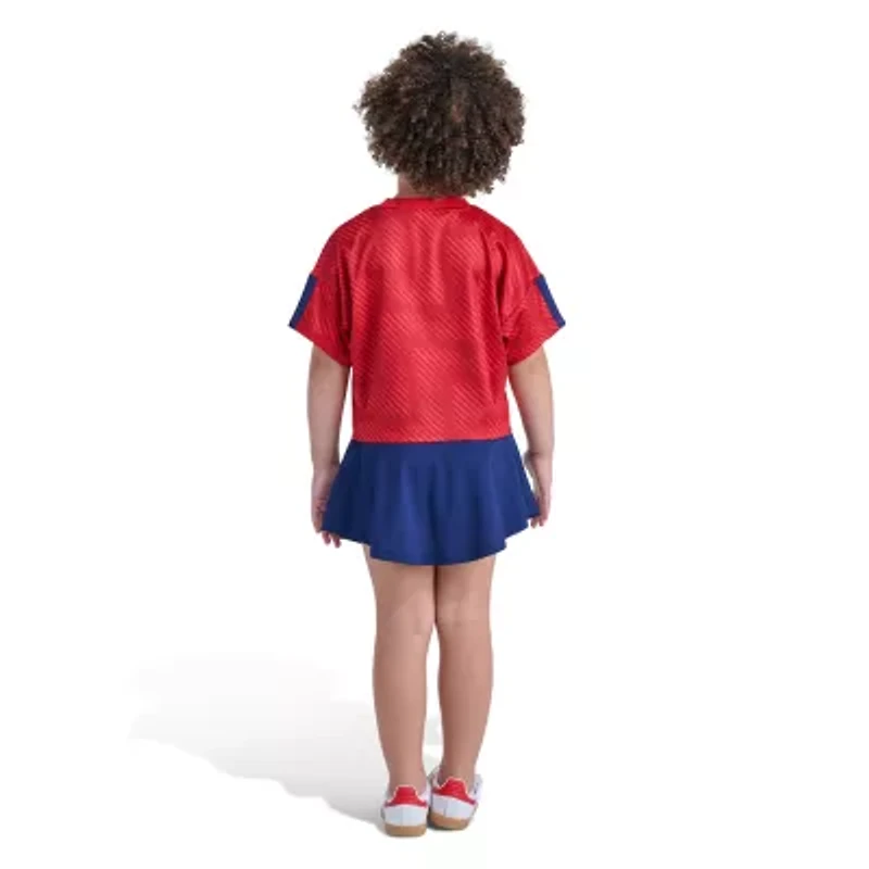 adidas Little Girls 2-pc. Skort Set