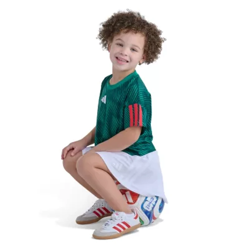 adidas Little Girls 2-pc. Skort Set