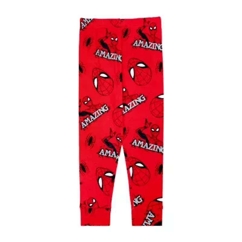 Disney Collection Boys Spiderman 4-pc. Big Kids Pajama Sets