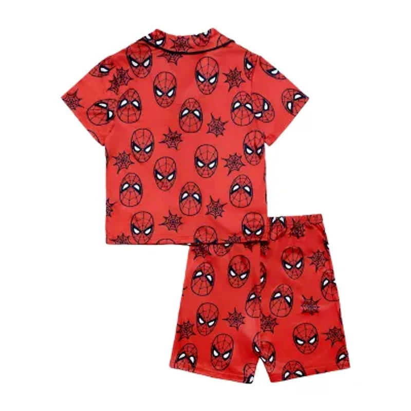 Disney Collection Boys Spiderman 2-pc. Big Kids Pajama Sets