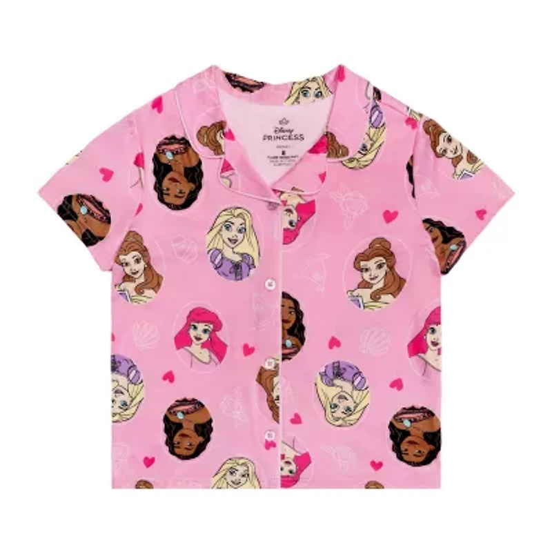 Disney Collection Girls Princess 2-pc. Big Kids Pajama Sets