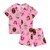 Disney Collection Girls Princess 2-pc. Big Kids Pajama Sets