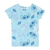 Disney Collection Girls Lilo & Stitch 4-pc. Big Kids Pajama Sets