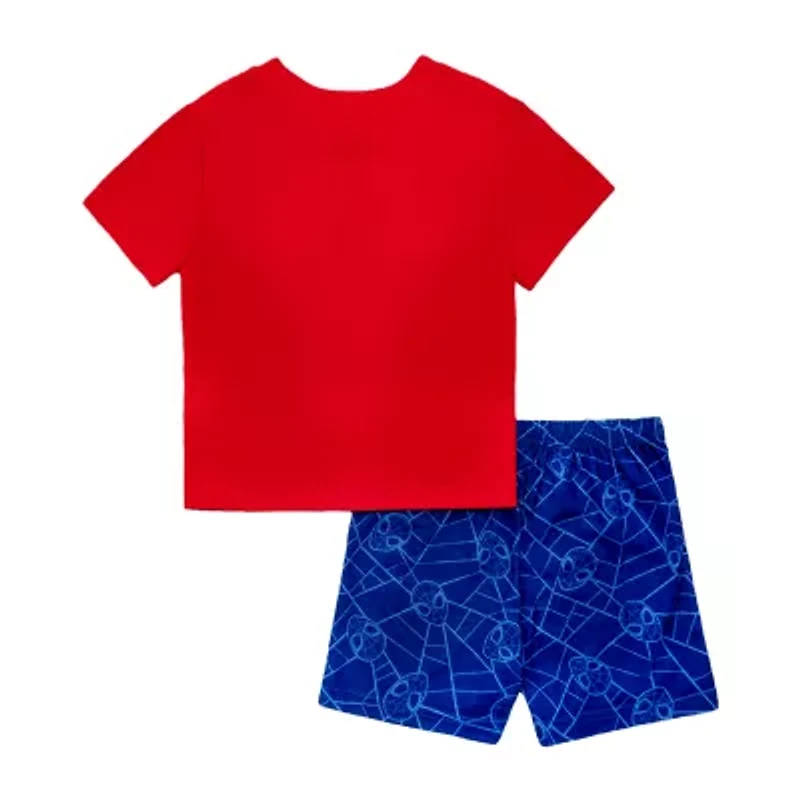 Disney Collection Toddler Boys Spiderman 2-pc. Pajama Sets