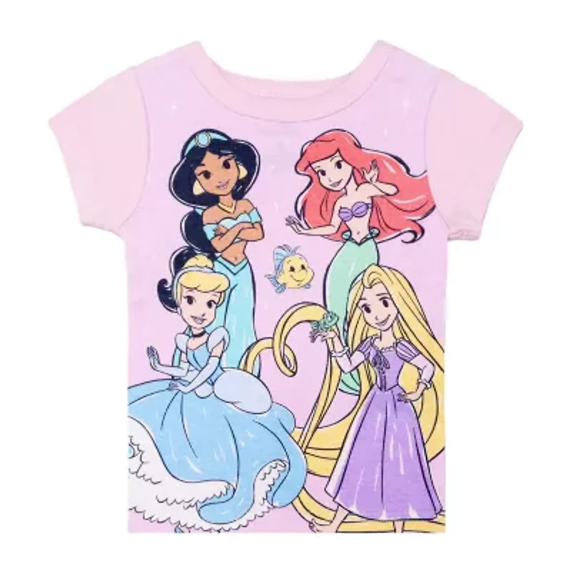 Disney Collection Toddler Girls Princess 4-pc. Pajama Sets