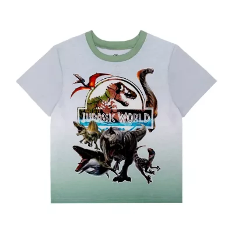 Little & Big Kid Boys Monster Jam Crew Neck Short Sleeve 3-pc. Pajama Sets