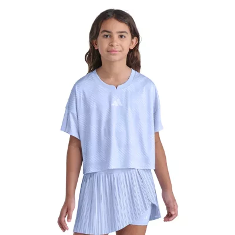 adidas Big Kid Girls Crew Neck Short Sleeve Jersey