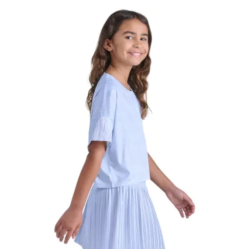 adidas Big Kid Girls Crew Neck Short Sleeve Jersey