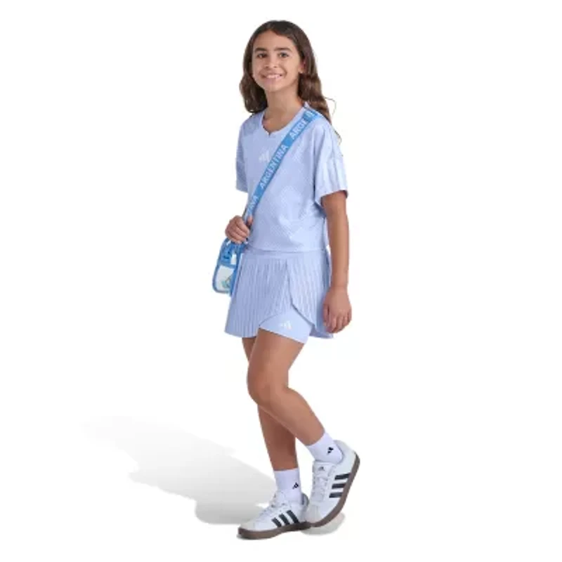 adidas Big Kid Girls Crew Neck Short Sleeve Jersey