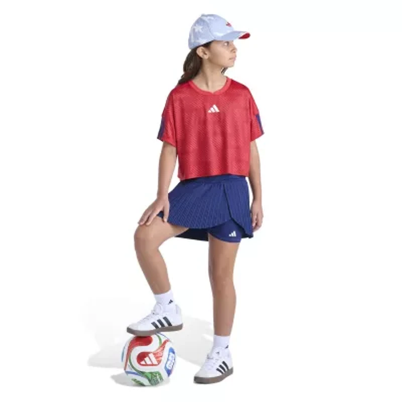 adidas Big Kid Girls Crew Neck Short Sleeve Jersey