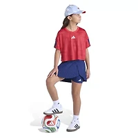 adidas Big Kid Girls Crew Neck Short Sleeve Jersey
