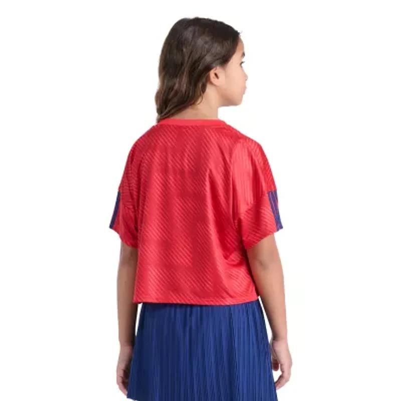 adidas Big Kid Girls Crew Neck Short Sleeve Jersey