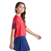 adidas Big Kid Girls Crew Neck Short Sleeve Jersey