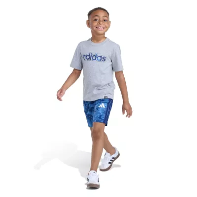 adidas Little Boys 2-pc. Short Set