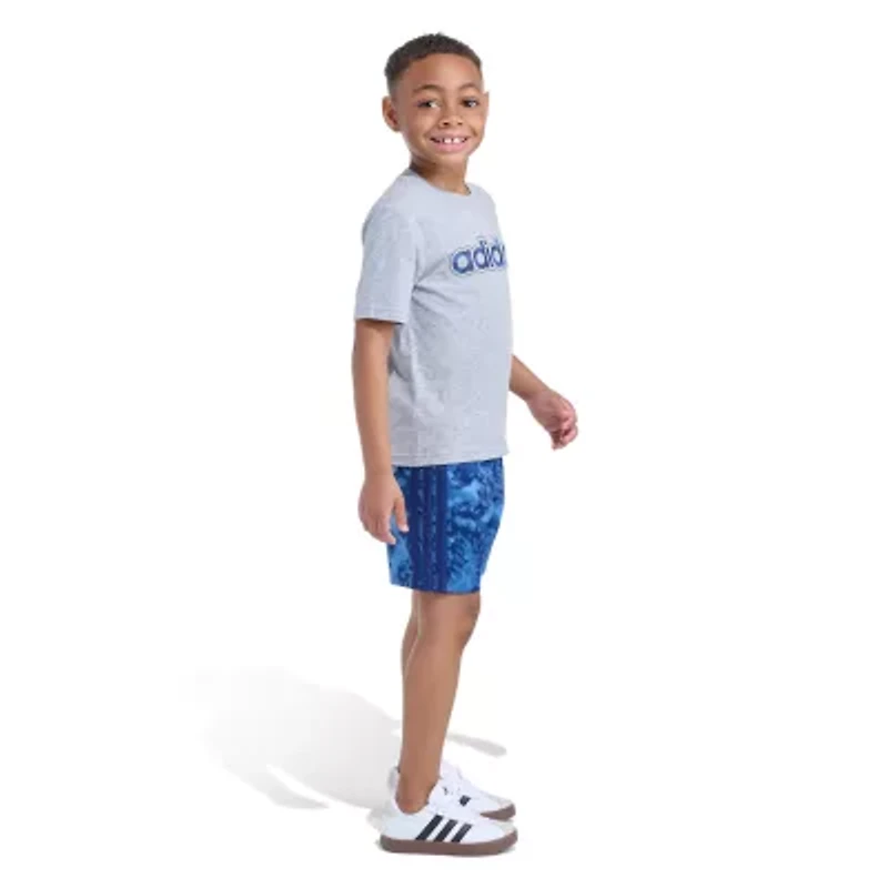 adidas Little Boys 2-pc. Short Set