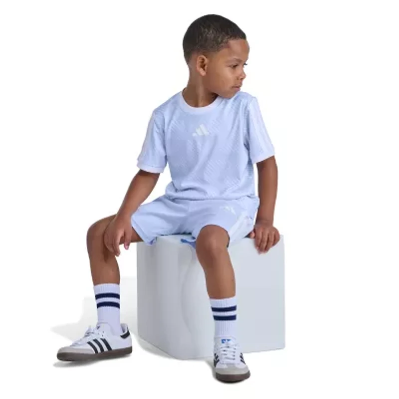 adidas Little Boys 2-pc. Short Set
