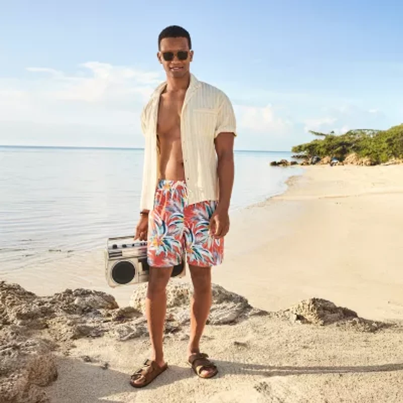 Arizona Mens Patchwork Swim Shorts