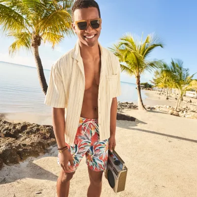 Arizona Mens Patchwork Swim Shorts