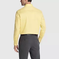 Van Heusen Everyday Defense Stain Shield Mens Regular Fit Stretch Fabric Wrinkle Free Long Sleeve Dress Shirt