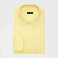Van Heusen Everyday Defense Stain Shield Mens Regular Fit Stretch Fabric Wrinkle Free Long Sleeve Dress Shirt