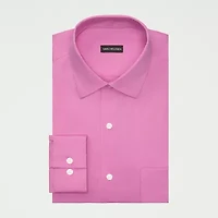 Van Heusen Everyday Defense Stain Shield Fitted Mens Modern Fit Stretch Fabric Wrinkle Free Dress Shirt