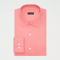 Van Heusen Everyday Defense Stain Shield Fitted Mens Modern Fit Stretch Fabric Wrinkle Free Dress Shirt