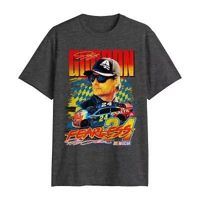 Mens Crew Neck Short Sleeve Classic Fit Big and Tall Graphic T-Shirt