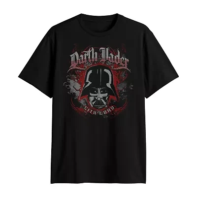 Mens Crew Neck Short Sleeve Classic Fit Star Wars Big and Tall Graphic T-Shirt