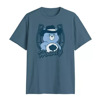 Mens Crew Neck Short Sleeve Classic Fit Care Bears Big and Tall Graphic T-Shirt