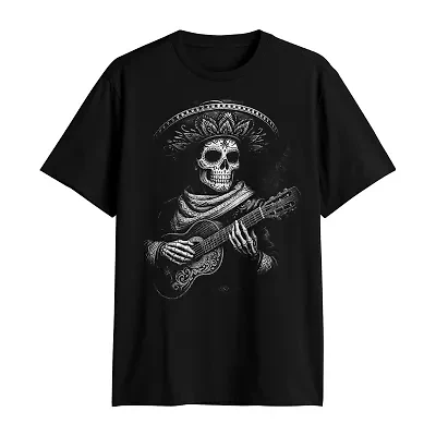 Mens Crew Neck Short Sleeve Classic Fit Big and Tall Graphic T-Shirt