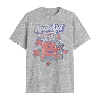 Novelty Mens Crew Neck Short Sleeve Classic Fit Big and Tall Graphic T-Shirt