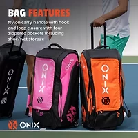 ONIX™ Pickleball Wheeled Duffle Bag Sports Game