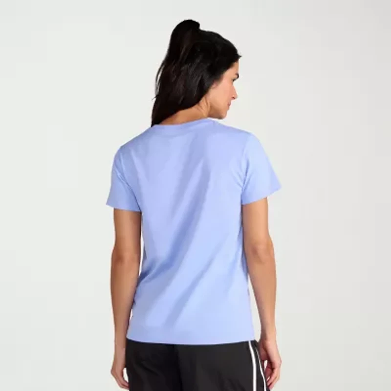 PUMA Womens Crew Neck Short Sleeve Relaxed Fit Graphic T-Shirt