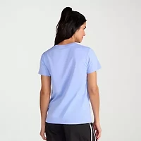 PUMA Womens Crew Neck Short Sleeve Relaxed Fit Graphic T-Shirt