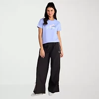 PUMA Womens Crew Neck Short Sleeve Relaxed Fit Graphic T-Shirt