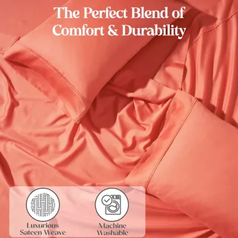 SUPERIOR® Cotton Rich Blend Heavyweight 1200tc Deep Pocket Sheet Set