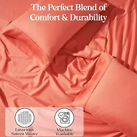 SUPERIOR® Cotton Rich Blend Heavyweight 1200tc Deep Pocket Sheet Set