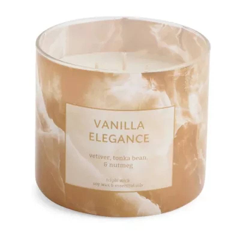 Distant Lands Vanilla Elegance 3-Wick Scented Jar Candle