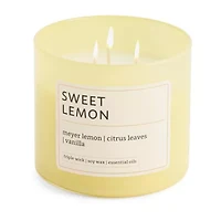 Distant Lands Sweet Lemon 3-Wick Scented Jar Candle