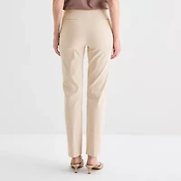 Liz Claiborne Womens Tall Straight Pull-On Pant