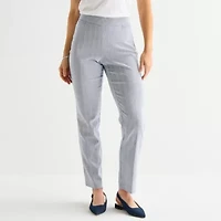 Liz Claiborne Womens Tall Straight Pull-On Pant